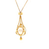 Paspaley 18ct Yellow Gold Lavalier Necklace with 13mm Circle Pearl