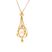 Load image into Gallery viewer, Paspaley 18ct Yellow Gold Lavalier Necklace with 13mm Circle Pearl