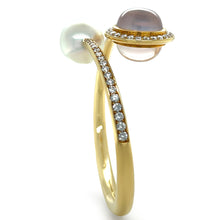 Load image into Gallery viewer, Paspaley 18ct Yellow Gold Muse Pearl &amp; Diamond Bangle 2.18ct 42.85g