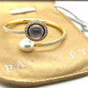 Paspaley 18ct Yellow Gold Muse Pearl & Diamond Bangle 2.18ct 42.85g