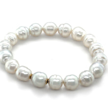 Load image into Gallery viewer, Paspaley Australian South Sea Circle Pearl Diamond Bracelet 0.054ct 29.52g
