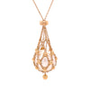 Paspaley 18ct Yellow Gold Lavalier Australian South Sea Pearl Necklace 15mm 12.63g