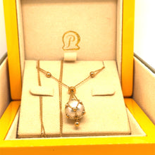 Load image into Gallery viewer, Paspaley 18ct Yellow Gold Lavalier Necklace with 13mm Circle Pearl