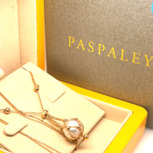 Load image into Gallery viewer, Paspaley 18ct Yellow Gold Lavalier Necklace with 13mm Circle Pearl