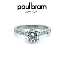 Load image into Gallery viewer, Paul Bram Diamond Engagement Ring 1.02ct