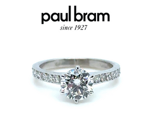 Paul Bram Diamond Engagement Ring 1.02ct