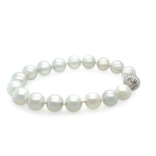 Load image into Gallery viewer, 14ct White Gold South Sea Cultured Pearl Knotted Bracelet