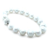14ct White Gold South Sea Cultured Pearl Knotted Bracelet