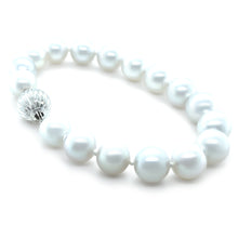 Load image into Gallery viewer, 14ct White Gold South Sea Cultured Pearl Knotted Bracelet
