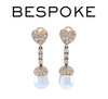 18ct Yellow Gold South Sea Pearl and Diamond Drop Earrings 1.80ct