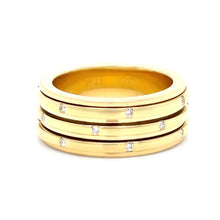 Load image into Gallery viewer, Piaget Possession 18ct Yellow Gold Diamond Spinning Ring 0.11ct 12.15g
