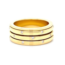 Load image into Gallery viewer, Piaget Possession 18ct Yellow Gold Diamond Spinning Ring 0.11ct 12.15g