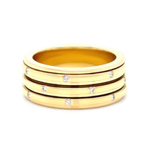 Load image into Gallery viewer, Piaget Possession 18ct Yellow Gold Diamond Spinning Ring 0.11ct 12.15g