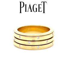 Load image into Gallery viewer, Piaget Possession 18ct Yellow Gold Diamond Spinning Ring 0.11ct 12.15g