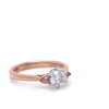 Pink argyle diamond 18ct White & Rose Gold Trilogy Ring 0.79ct