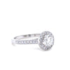 Platinum & 18ct White Gold Diamond Engagement and Wedding Ring Set 1.16ct