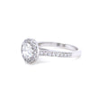 Platinum & 18ct White Gold Diamond Engagement and Wedding Ring Set 1.16ct