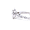 Platinum & 18ct White Gold Diamond Engagement and Wedding Ring Set 1.16ct