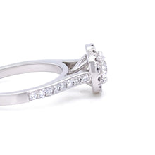 Load image into Gallery viewer, Platinum &amp; 18ct White Gold Diamond Engagement and Wedding Ring Set 1.16ct