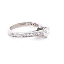 Load image into Gallery viewer, James Allen Platinum Diamond Engagement Ring 1.09ct 6.46g