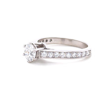 Load image into Gallery viewer, James Allen Platinum Diamond Engagement Ring 1.09ct 6.46g