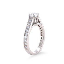 Load image into Gallery viewer, James Allen Platinum Diamond Engagement Ring 1.09ct 6.46g
