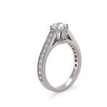 Load image into Gallery viewer, James Allen Platinum Diamond Engagement Ring 1.09ct 6.46g