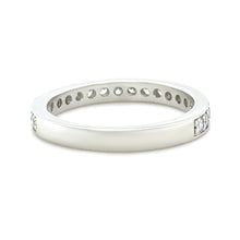 Load image into Gallery viewer, James Allen Platinum Pave Diamond Wedding Band 0.42ct 4.48g