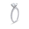 GIA Platinum Oval Cut Diamond Ring 1.22ct 3.92g