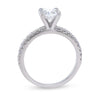 GIA Platinum Oval Cut Diamond Ring 1.22ct 3.92g
