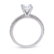 Load image into Gallery viewer, GIA Platinum Oval Cut Diamond Ring 1.22ct 3.92g