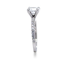 Load image into Gallery viewer, GIA Platinum Oval Cut Diamond Ring 1.22ct 3.92g