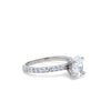 GIA Platinum Oval Cut Diamond Ring 1.22ct 3.92g