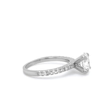 Load image into Gallery viewer, GIA Platinum Oval Cut Diamond Ring 1.22ct 3.92g