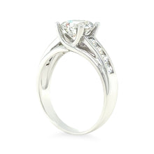 Load image into Gallery viewer, DCLA Platinum Diamond Engagement Ring 2.60ct 6.8g