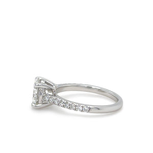 18ct White Gold Round Brilliant Cut Diamond Ring 1.41ct 5.21g