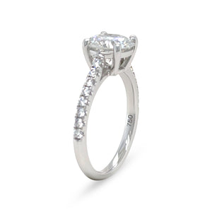 18ct White Gold Round Brilliant Cut Diamond Ring 1.41ct 5.21g