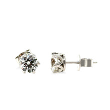 Load image into Gallery viewer, DCLA 18ct White Gold Diamond Earrings 1.40ct