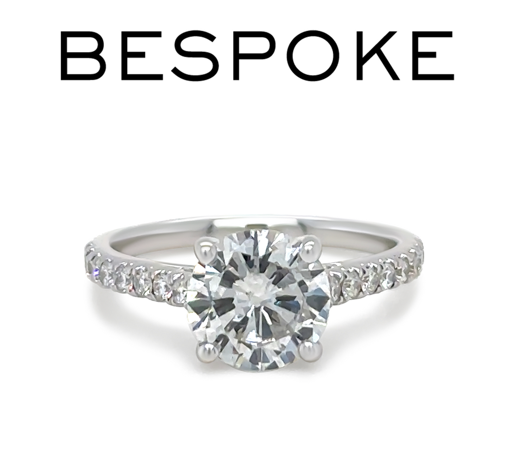 18ct White Gold Round Brilliant Cut Diamond Ring 1.41ct 5.21g