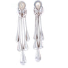 Georg Jensen Sterling Silver Multi-Teardrop Earrings by Astrid Fog