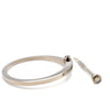 Cartier Rare 1980s 18ct White Gold Menotte Handcuff Bracelet 60.28g