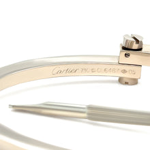 Load image into Gallery viewer, Cartier Rare 1980s 18ct White Gold Menotte Handcuff Bracelet 60.28g