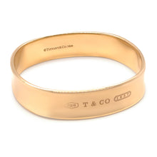 Load image into Gallery viewer, Tiffany &amp; Co. 18ct Yellow Gold 1837 Square Bangle Bracelet 73.3g