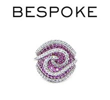 Load image into Gallery viewer, 18ct White Gold Pink Sapphire and Diamond Dress Ring 3.74ct 17.85g