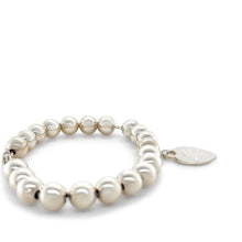 Load image into Gallery viewer, Tiffany and Co Sterling Silver Heart Tag Bead Bracelet