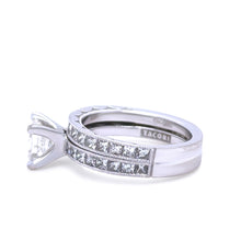 Load image into Gallery viewer, GIA 18ct White Gold Princess Cut Diamond Engagement Ring 1.72ct 6.55g