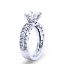 Load image into Gallery viewer, GIA 18ct White Gold Princess Cut Diamond Engagement Ring 1.72ct 6.55g
