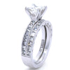 GIA 18ct White Gold Princess Cut Diamond Engagement Ring 1.72ct 6.55g
