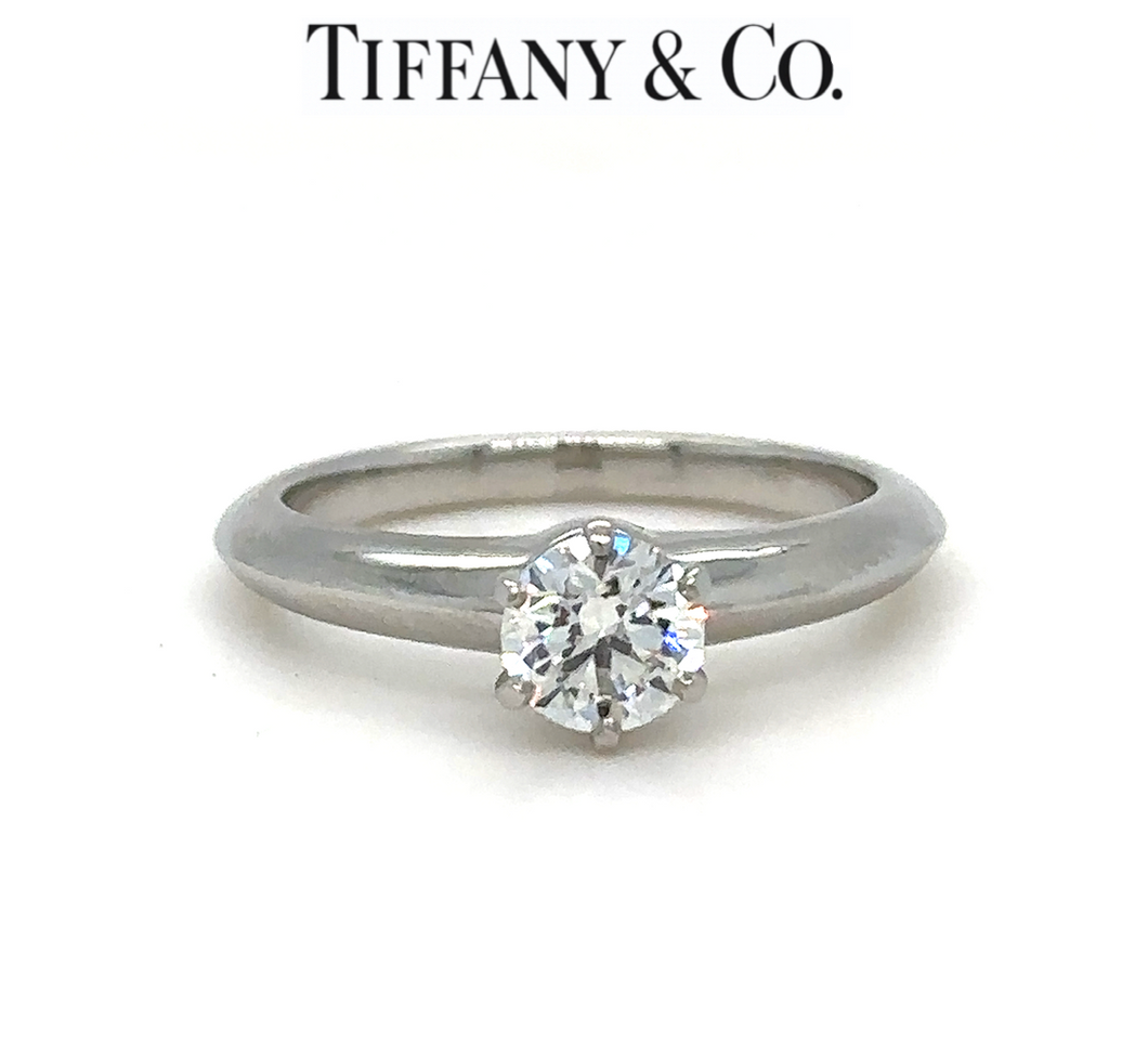 Tiffany & Co Diamond Engagement Ring 0.55ct