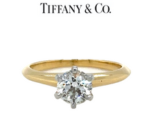 Load image into Gallery viewer, Tiffany &amp; Co Solitaire Engagement Ring 0.82ct